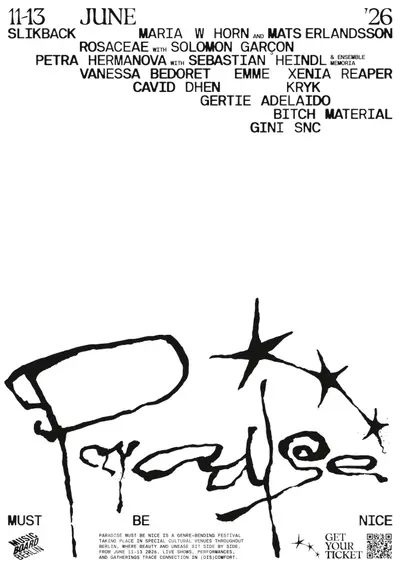 Paradise Must Be Nice with Rosaceae, Vanessa Bedoret - EDM event at Kulturraum Zwingli Kirche e.V. in Berlin