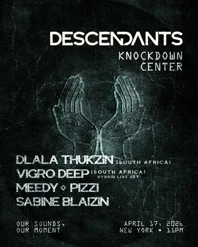 DESCENDANTS with DLALA THUKZIN & VIGRO DEEP - EDM event at Knockdown Center in New York City