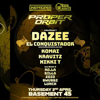 Proper Orbit at Basement 45 Proper Orbit at Basement 45