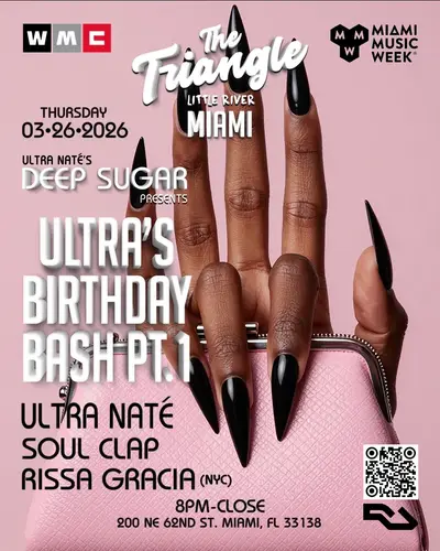 Ultra Naté's DEEP SUGAR MIAMI ''Ultra's Birthday Bash!'' Ultra Naté's DEEP SUGAR MIAMI ''Ultra's Birthday Bash!'' - EDM event at The Triangle at Little River in Detroit