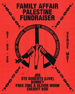 family affair vol. 7 with Jos, Bunney, Ste Roberts (live), Free Zing & Oliver Moon at M.O.T