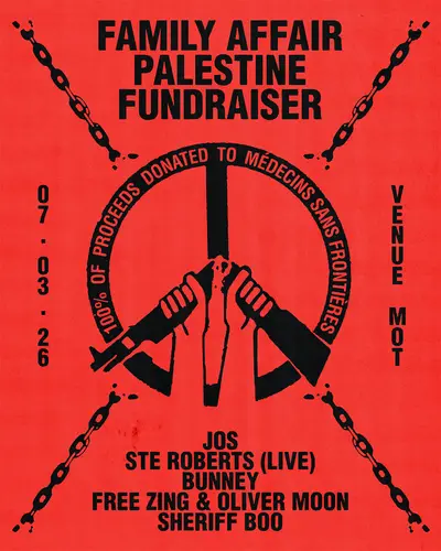 family affair vol. 7 with Jos, Bunney, Ste Roberts (live), Free Zing & Oliver Moon family affair vol. 7 with Jos, Bunney, Ste Roberts (live), Free Zing & Oliver Moon - EDM event at M.O.T in London