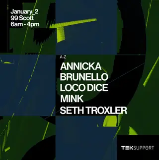 Teksupport 10: Jan 1 Afterparty at 99 Scott Ave