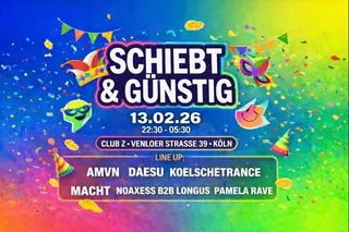 Schiebt Und Günstig! Karnevals Rave at Club Zimmermanns