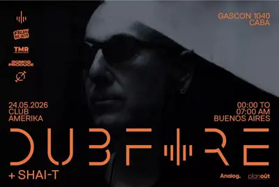 Dubfire + SHAI T - by EXTERNAL, AMK CLUB - EDM event at TBA - AMK Club, Almagro in Buenos Aires