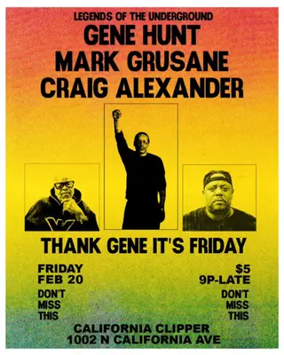 Thank Gene It's Friday! (Legends Of The Underground) at The California Clipper