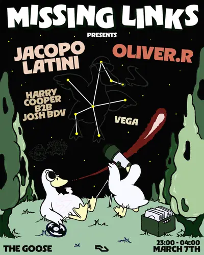 Missing Links - Volume 4 W/ Jacopo Lantini and Oliver.r - EDM event at TBA - Secret Location in London