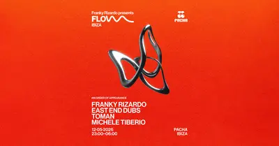 Franky Rizardo PRESENTS FLOW Franky Rizardo PRESENTS FLOW - EDM event at Pacha Ibiza in Ibiza