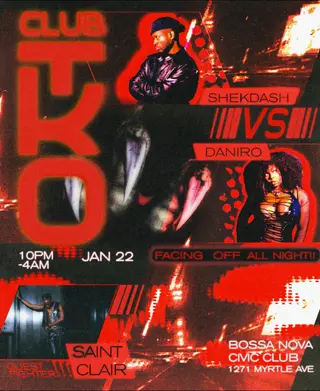 CLUB TKO at Bossa Nova Civic Club CLUB TKO at Bossa Nova Civic Club