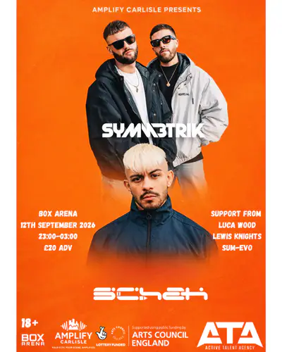 Symmetrik & Schak Symmetrik & Schak - EDM event at TBA - Box Arena Carlisle in Newcastle