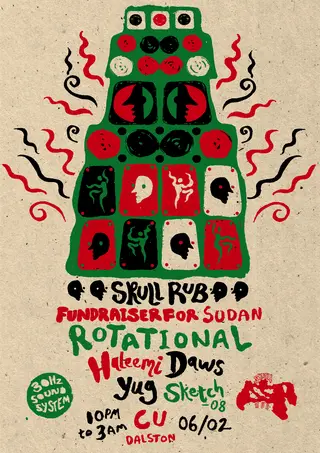 Skull Rub - Sudan Fundraiser ft. Rotational at Cu