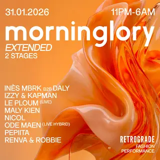 Morninglory EXTENDED - 2 STAGES at DOCK B Morninglory EXTENDED - 2 STAGES at DOCK B