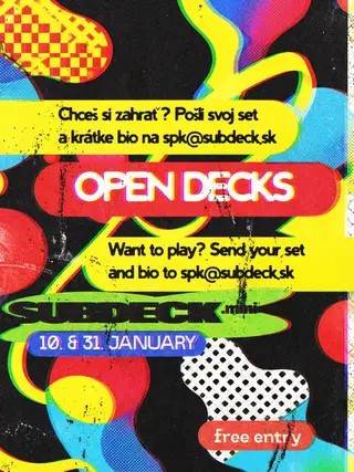 Subdeck. mini: OPEN DECKS at Subdeck