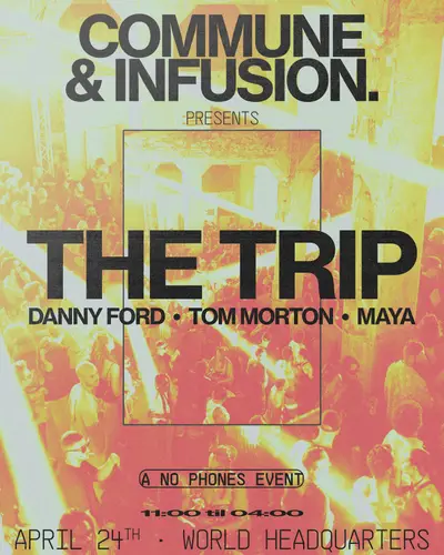 Commune x Infusion presents The Trip - EDM event at World Headquarters in Newcastle