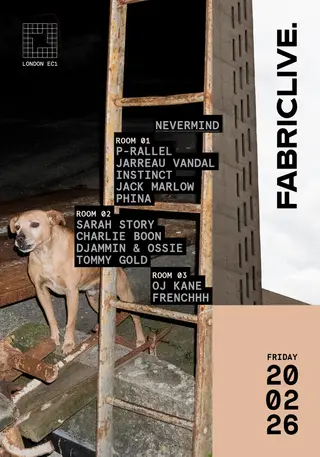 FABRICLIVE x Nevermind: p-rallel, Jarreau Vandal, Sarah Story, Phina, Charlie Boon, JACK MARLOW at fabric