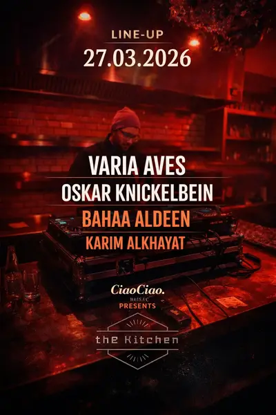 Kitchenparty Subfreqs X CiaoCiao - EDM event at Mokka Mitte Bar / James Simon Park in Berlin