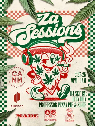 ZA Sessions presented by THCnTechno + Professor Pizza + MADE Gallery at Professor Pizza Pie & Slice ZA Sessions presented by THCnTechno + Professor Pizza + MADE Gallery at Professor Pizza Pie & Slice