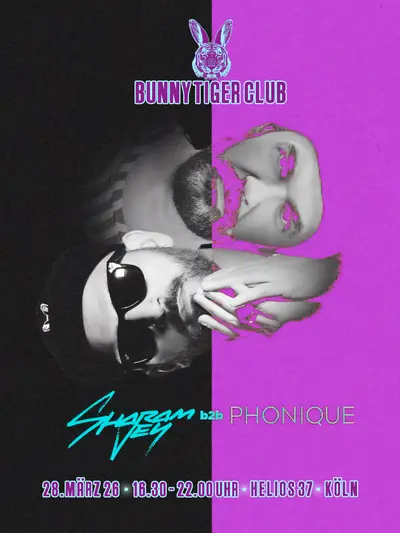 Bunny Tiger Club - The Opening - EDM event at Helios37 in Cologne