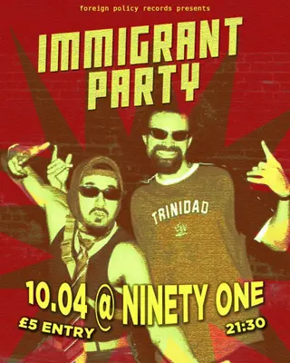 Ninety One House Party: Immigrant Party at Ninety One Ninety One House Party: Immigrant Party at Ninety One