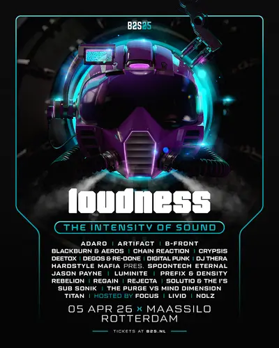 Loudness - EDM event at Maassilo in Rotterdam