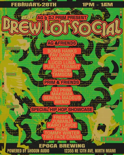 Brew Lot Social - EDM event at TBA - EPOCA BREWERY in Detroit