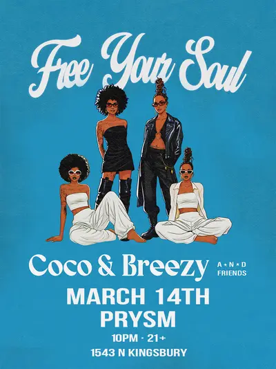 Coco & Breezy [Free Your Soul Tour] - EDM event at Prysm Nightclub in Los Angeles