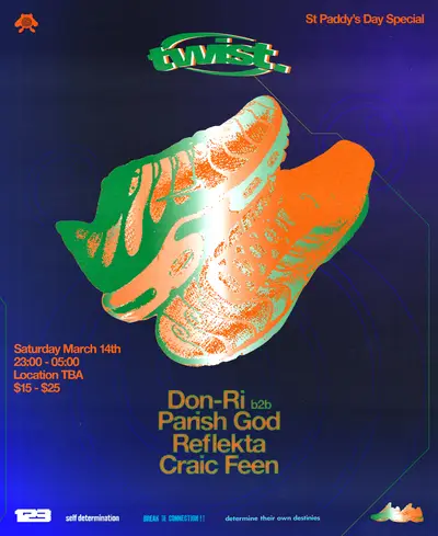 TWIST St Paddy's Day Special - EDM event at TBA - Secret Location in New York