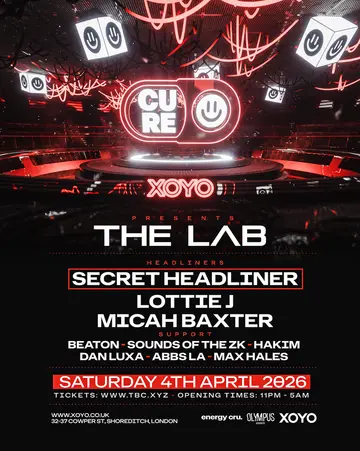 Cure presents: The Lab at XOYO Cure presents: The Lab at XOYO