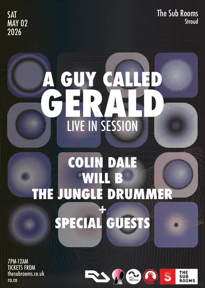 A Guy Called Gerald (Live in Session) with Colin Dale, Normski, The Jungle Drummer, Will B - EDM event at Subscription Rooms in Brussels