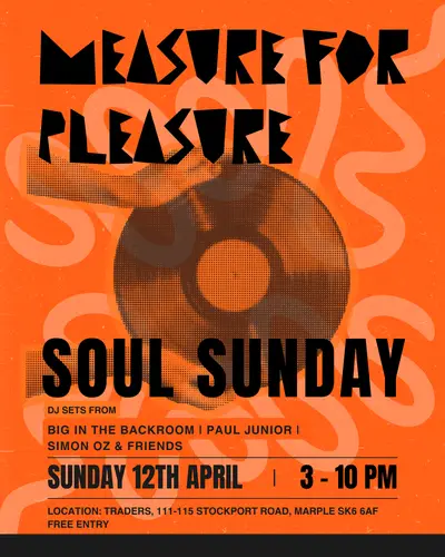Measure For Pleasure - EDM event at Traders in Manchester