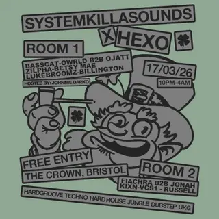 System Killa Sounds x Hexo: Betsy Mae, Johnnie Darko + more at The Crown System Killa Sounds x Hexo: Betsy Mae, Johnnie Darko + more at The Crown