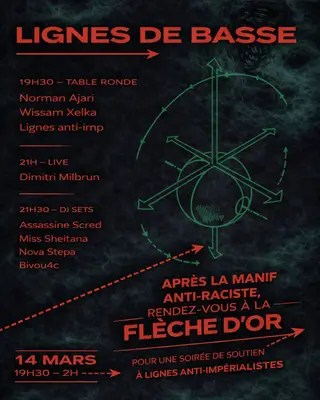 Lignes de Basse at La Flèche D'Or Lignes de Basse at La Flèche D'Or