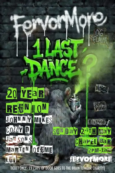 FervorMore '20 year Chapel Bar reunion' - EDM event at The Chapel Bar in London