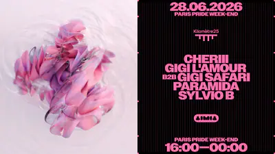Timit: PARAMIDA, Cherii, Gigi Safari B2b Gigi L'Amour, Sylvio B - EDM event at Kilomètre25 in Paris