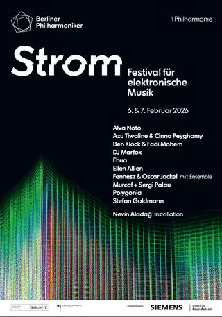 STROM day 2: Alva Noto, Azu Tiwaline & Cinna Peyghamy, Ben Klock, Fadi Mohem, Marfox, Polygonia at Philharmonie Berlin
