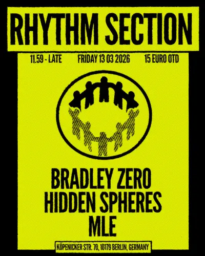 Rhythm Section BERLIN - EDM event at OHM in Berlin