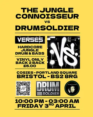 Verses - The Jungle Connoisseur Vs Drum Soldier at Cosies Verses - The Jungle Connoisseur Vs Drum Soldier at Cosies