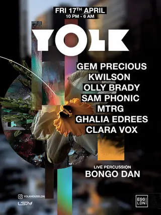 YOLK: House & Tech-House Nights London 2026 | Tickets & Lineup - EDM news article YOLK: House & Tech-House Nights London 2026 | Tickets & Lineup - EDM news article