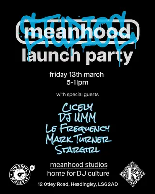 meanhood Studios Launch Party at The Vinyl Whistle meanhood Studios Launch Party at The Vinyl Whistle