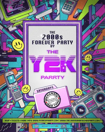 The 2000s Forever Parrty by THE Y2K Parrty - Saturdays at Mehanata NYC - EDM event at Mehanata Bar in New York City