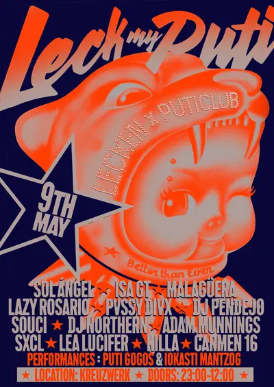 Leck My Puti: LECKEN x PUTICLUB Spring Rodeo Leck My Puti: LECKEN x PUTICLUB Spring Rodeo - EDM event at KREUZWERK in Berlin