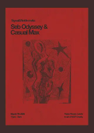 Signal&Riddle: Seb Odyssey (Adonis) & Casual Max in aid of MAP Charity at Hope House Signal&Riddle: Seb Odyssey (Adonis) & Casual Max in aid of MAP Charity at Hope House