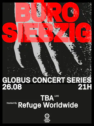 Büro Siebzig: dreamcastmoe LIVE hosted by Refuge Worldwide at Tresor / Globus Büro Siebzig: dreamcastmoe LIVE hosted by Refuge Worldwide at Tresor / Globus