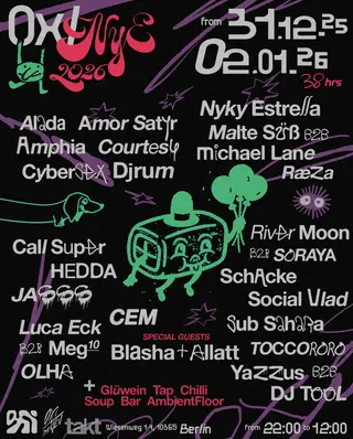 OXI NYE - 38 hours at OXI