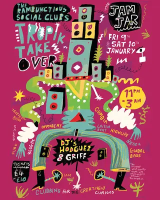 Rambunctious Social Club - Tropik Takeover (Friday night) at The Jam Jar