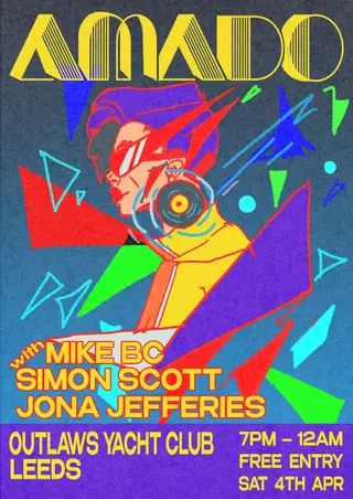 Amado - Simon Scott, Mike BC & Jona Jeffries at Outlaws Yacht Club Amado - Simon Scott, Mike BC & Jona Jeffries at Outlaws Yacht Club