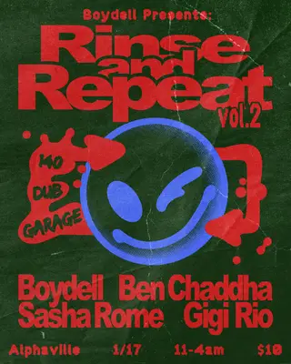 Rinse and Repeat: Boydell, Gigi Rio, Sasha Rome, Ben Chaddha at Alphaville