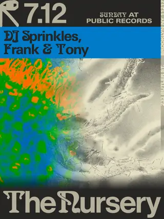 The Nursery: DJ Sprinkles, Frank & Tony at public records