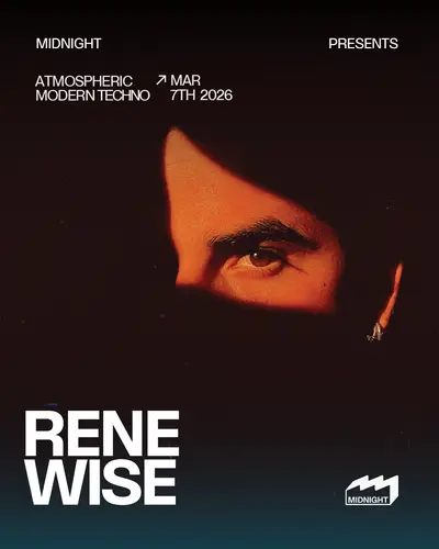 Midnight presents Rene Wise Midnight presents Rene Wise - EDM event at Muziekgieterij in All