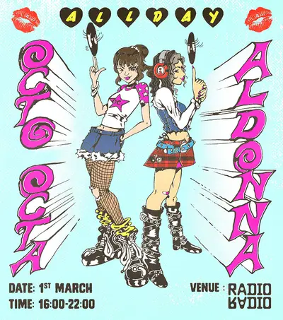 Octo Octa • Aldonna - EDM event at Radio Radio in Amsterdam